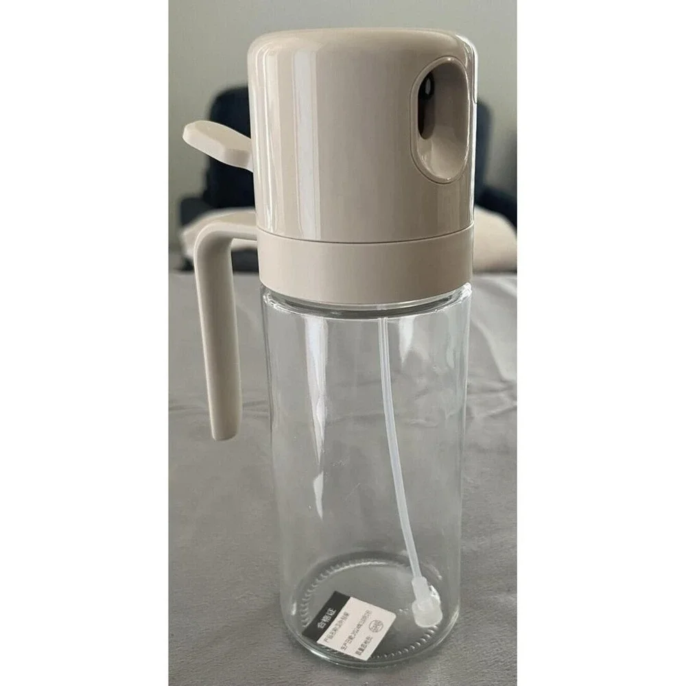 Olive Oil Sprayer Bottle Cooking BBQ Spray Glass Bottle Kitchen Vinegar Water